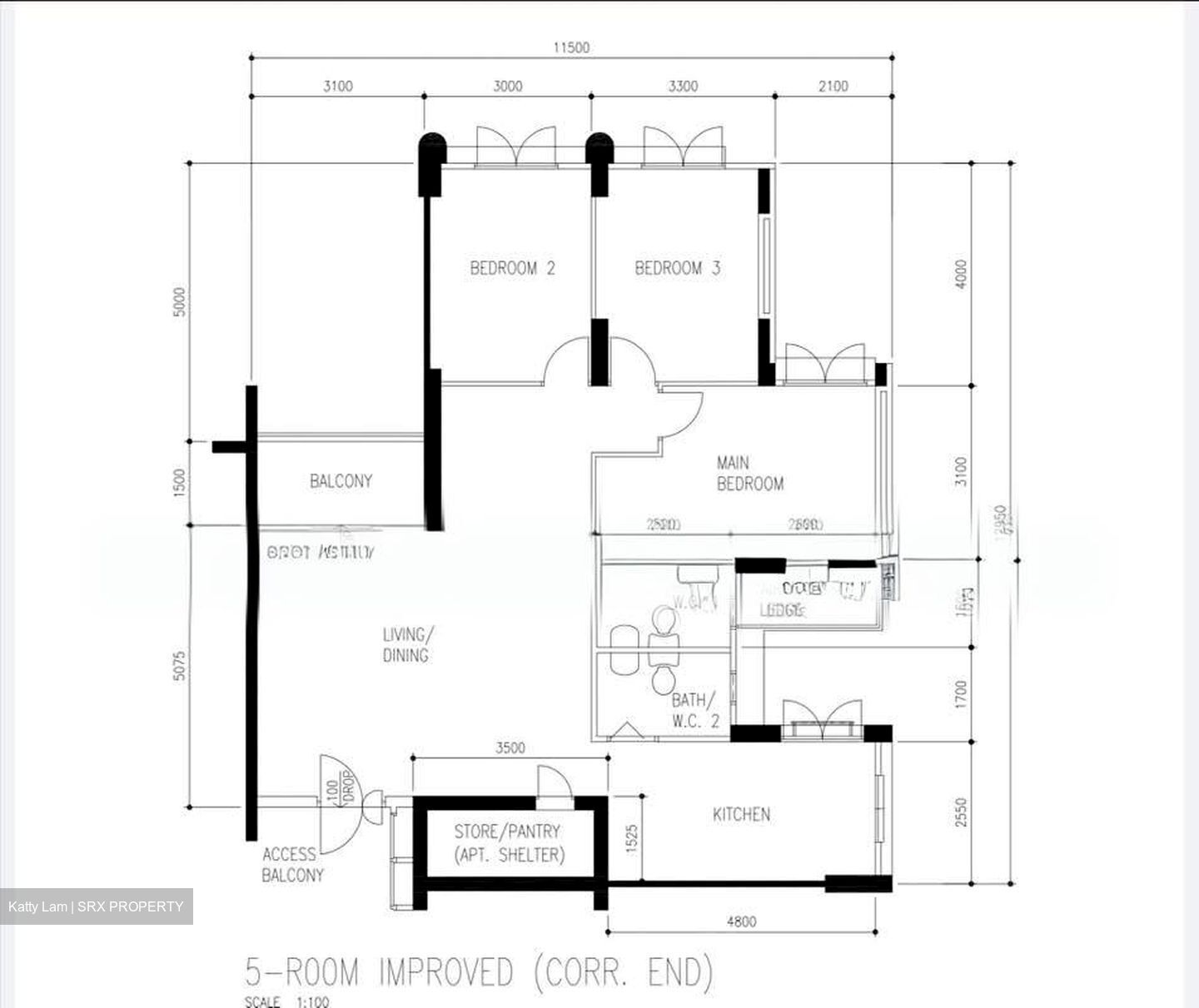 Blk 121 Rivervale Bank (Sengkang), HDB 5 Rooms #587698591